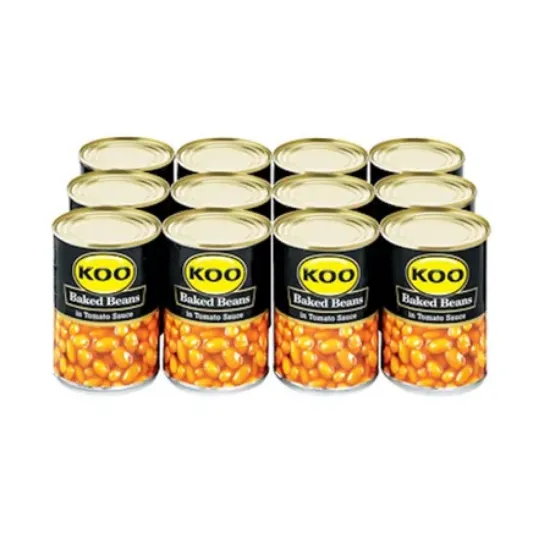 KOO BAKED BEANS IN TOMATO SAUCE 410G x 12