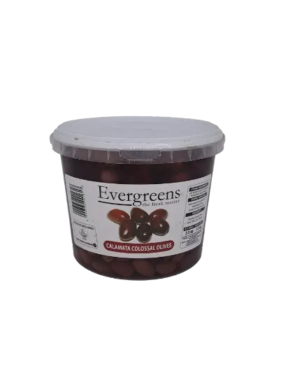 EVERGREENS BLACK OLIVES 2.5KG