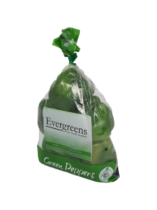 GREEN SALAD PEPPERS EG CELLO PACK