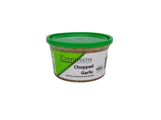 EVERGREENS CHOPPED GARLIC 500G