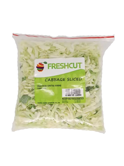 FRESHCUT CABBAGE SLICED 500G