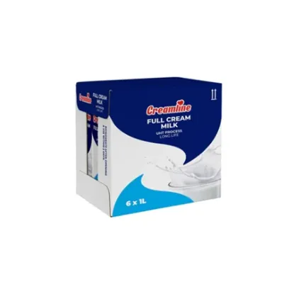 CREAMLINE F/CREAM UHT MILK LT x 6