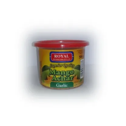 ROYAL MANGO ACHAR GARLIC HOT KG